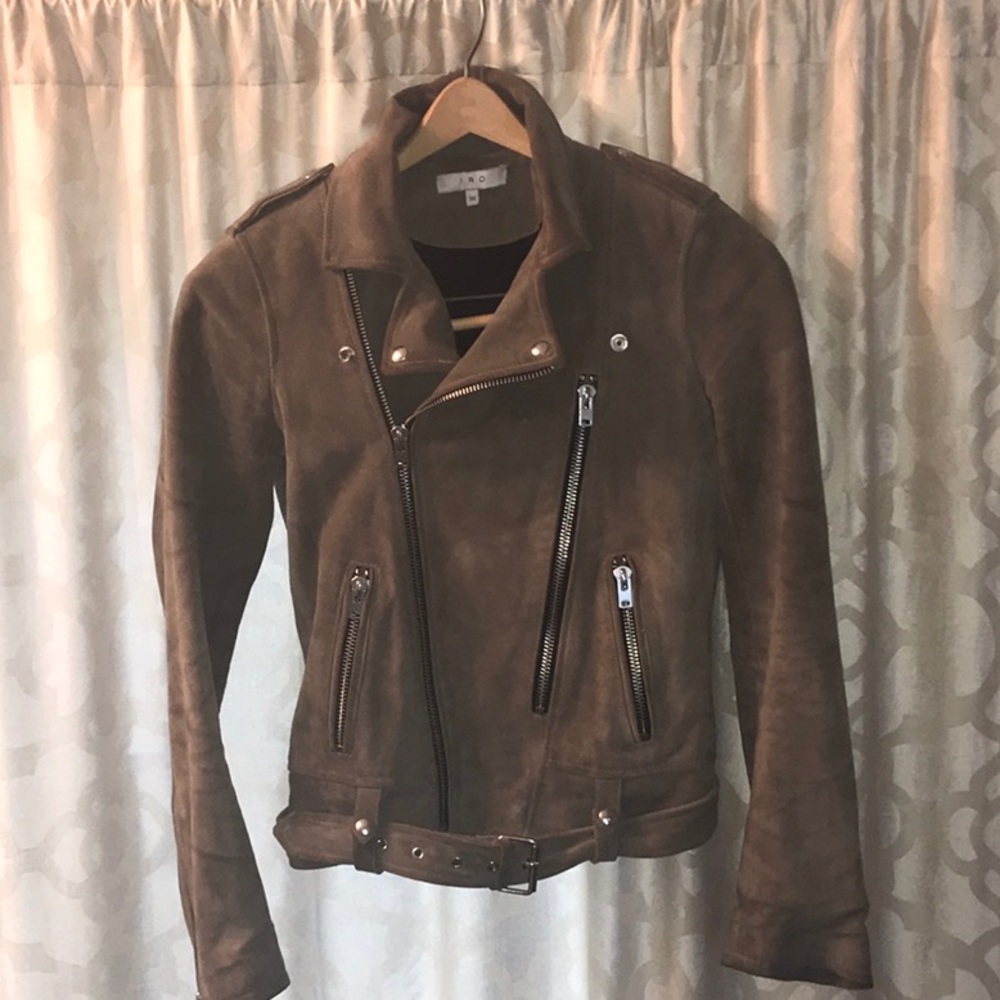 IRO Army green suede jacket